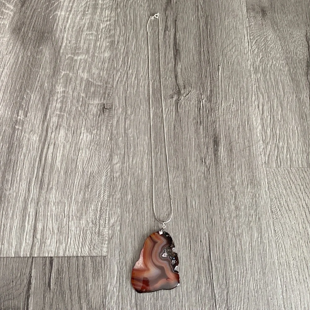 Womens Stone Necklace - Picture 2 of 5